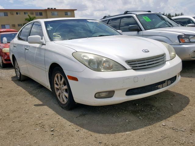 JTHBF30G720076323 - 2002 LEXUS ES 300 WHITE photo 1