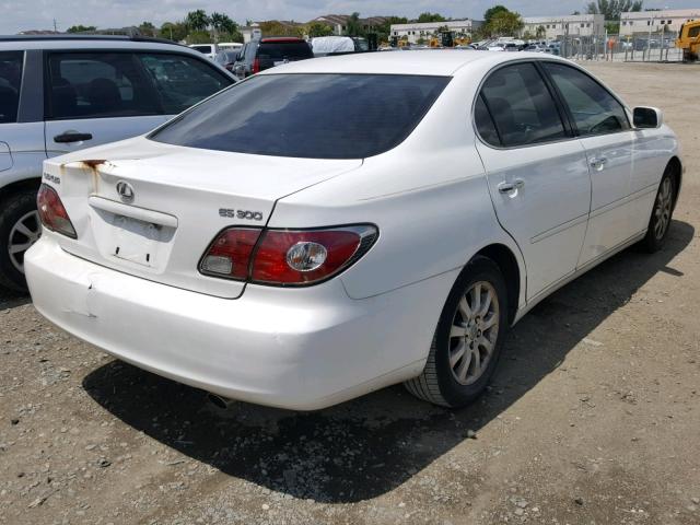 JTHBF30G720076323 - 2002 LEXUS ES 300 WHITE photo 4