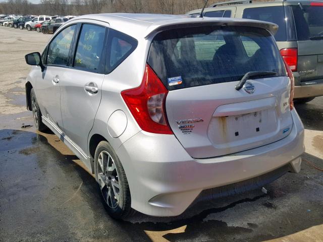 3N1CE2CP6FL406642 - 2015 NISSAN VERSA NOTE SILVER photo 3