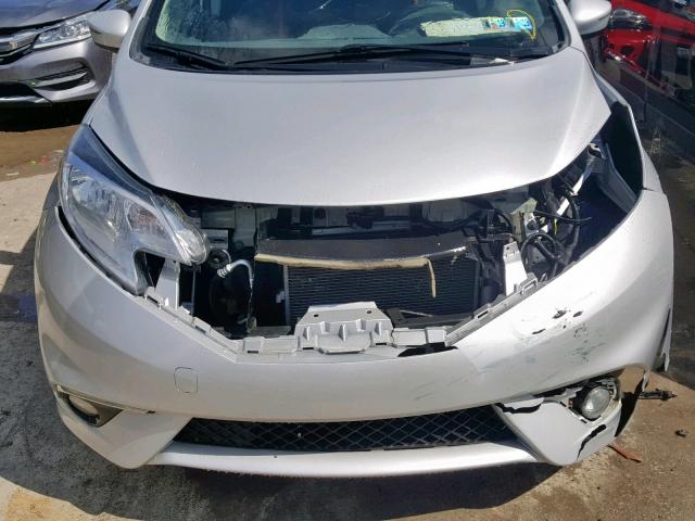 3N1CE2CP6FL406642 - 2015 NISSAN VERSA NOTE SILVER photo 9