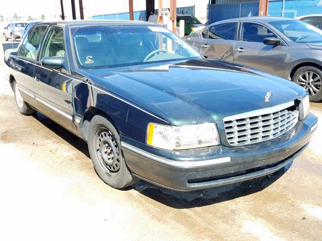 1G6KD54Y3XU725544 - 1999 CADILLAC DEVILLE GREEN photo 1