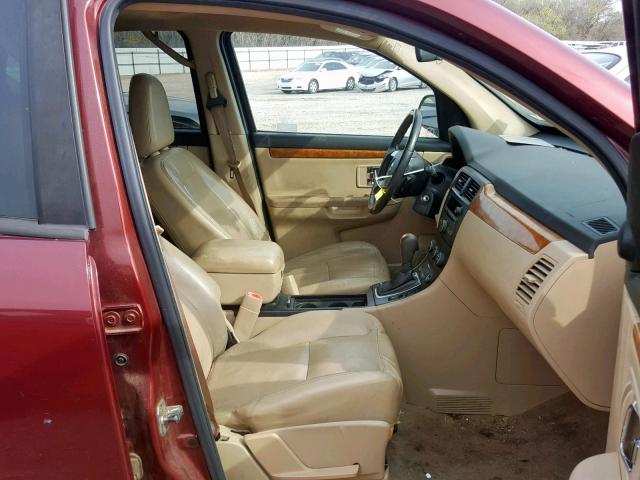 2S3DB417386119065 - 2008 SUZUKI XL7 LUXURY BURGUNDY photo 5