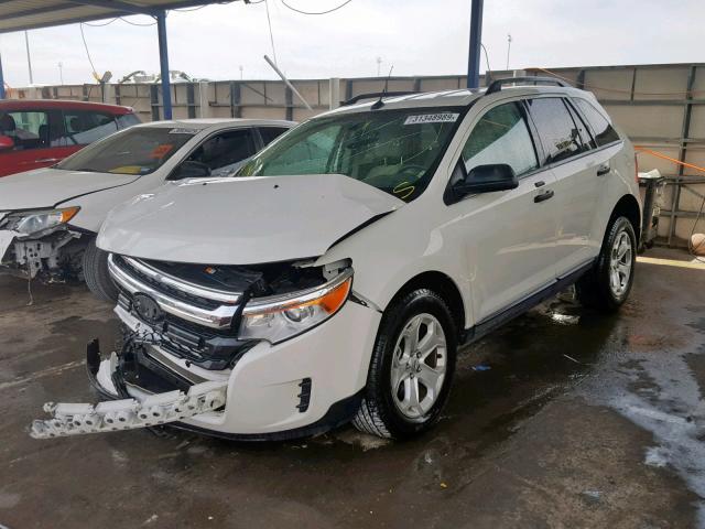 2FMDK4GC0DBC85754 - 2013 FORD EDGE SE CREAM photo 2