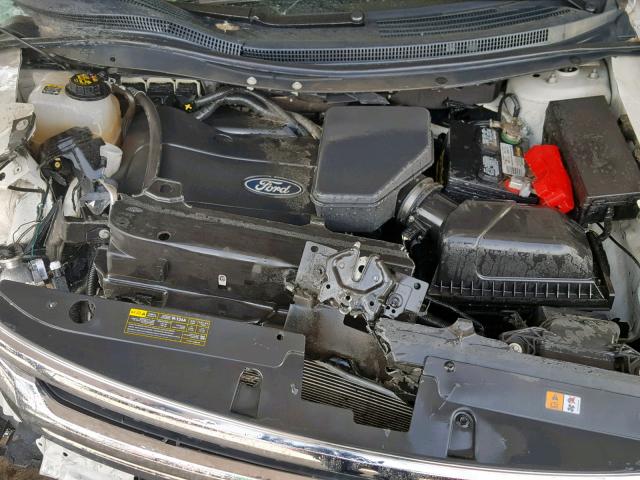 2FMDK4GC0DBC85754 - 2013 FORD EDGE SE CREAM photo 7