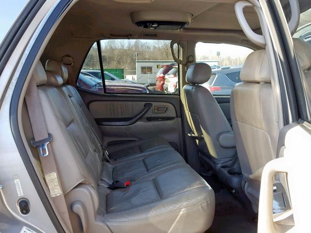 5TDBT48A31S019466 - 2001 TOYOTA SEQUOIA LI GRAY photo 6