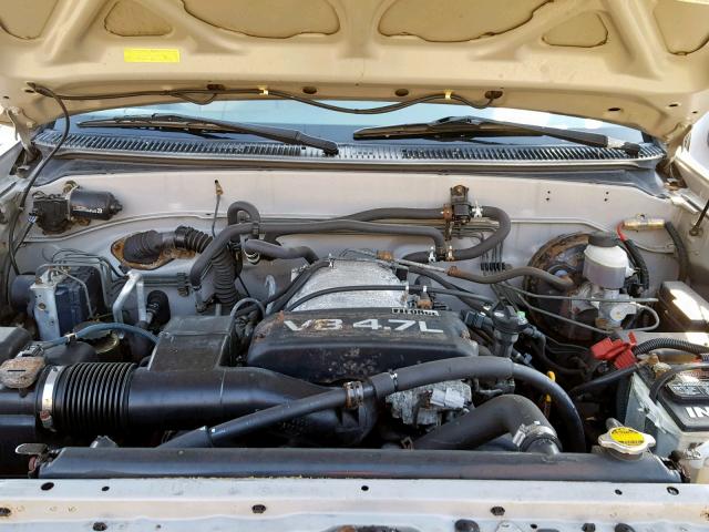 5TDBT48A31S019466 - 2001 TOYOTA SEQUOIA LI GRAY photo 7