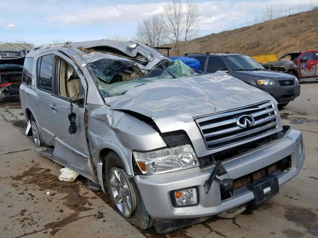 5N3AA08A06N808359 - 2006 INFINITI QX56 SILVER photo 1