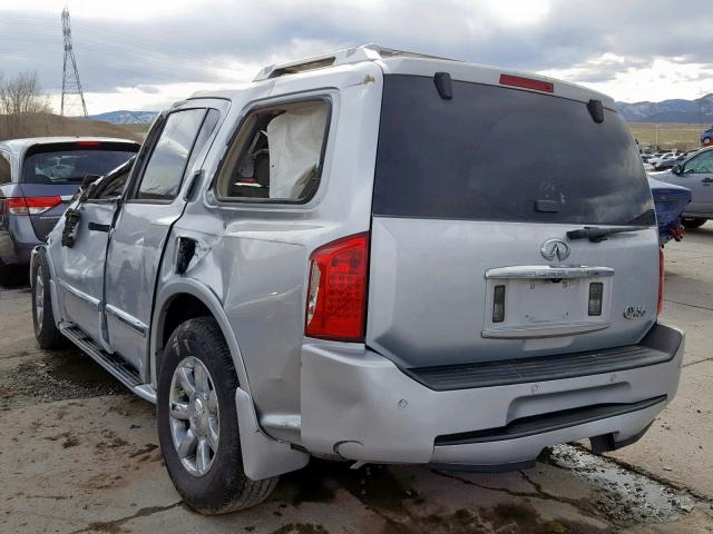 5N3AA08A06N808359 - 2006 INFINITI QX56 SILVER photo 3