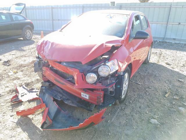 1G1JB6SHXC4122570 - 2012 CHEVROLET SONIC LS  photo 2