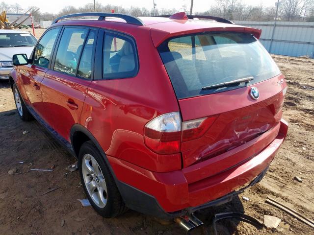 WBXPC93448WE78865 - 2008 BMW X3 3.0SI  photo 3