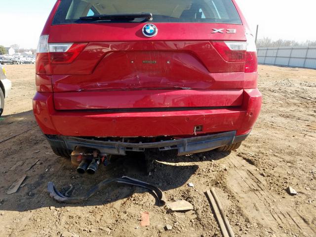 WBXPC93448WE78865 - 2008 BMW X3 3.0SI  photo 9