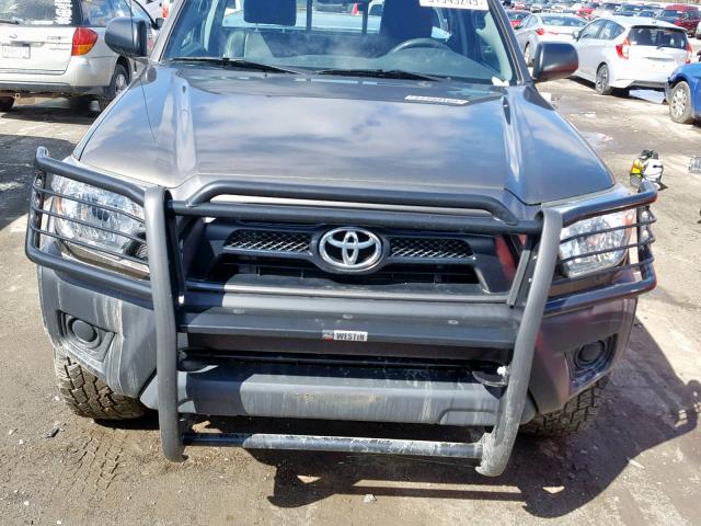 5TFPX4EN0CX012912 - 2012 TOYOTA TACOMA BROWN photo 7