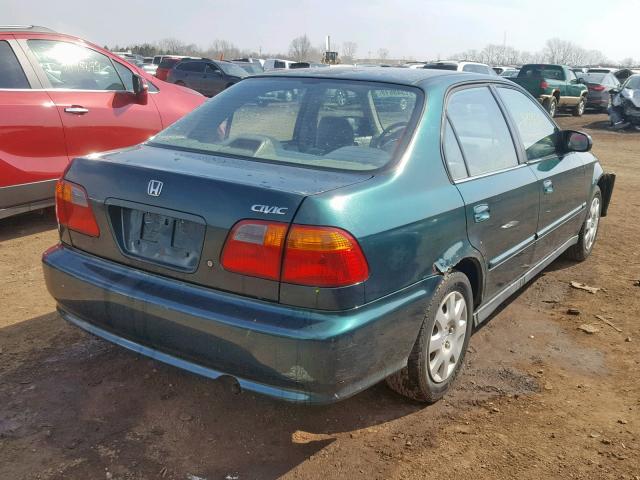 2HGEJ6619XH579888 - 1999 HONDA CIVIC BASE GREEN photo 4