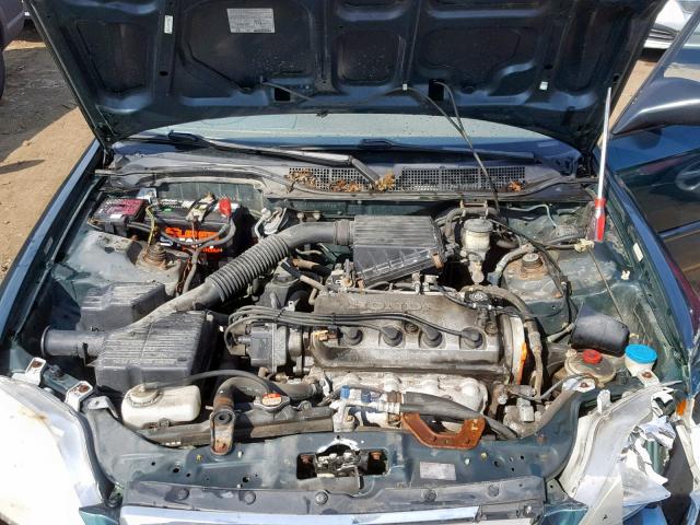 2HGEJ6619XH579888 - 1999 HONDA CIVIC BASE GREEN photo 7