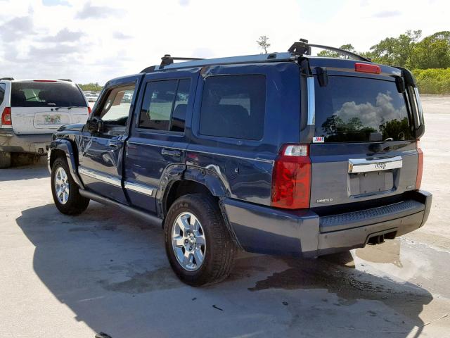 1J8HH58T59C538611 - 2009 JEEP COMMANDER BLUE photo 3