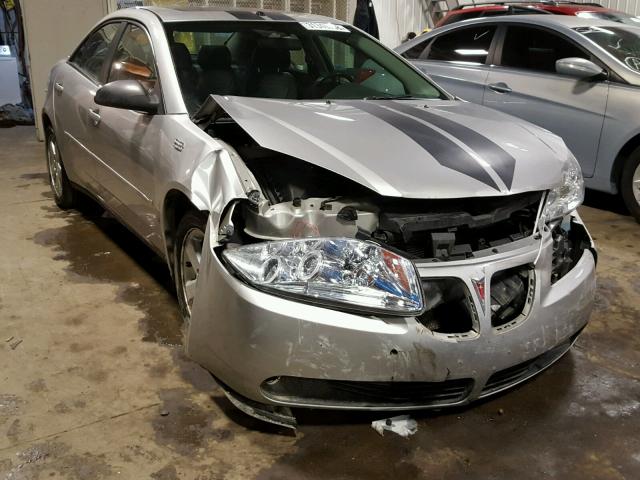 1G2ZH58N374167053 - 2007 PONTIAC G6 GT SILVER photo 1