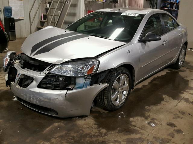 1G2ZH58N374167053 - 2007 PONTIAC G6 GT SILVER photo 2