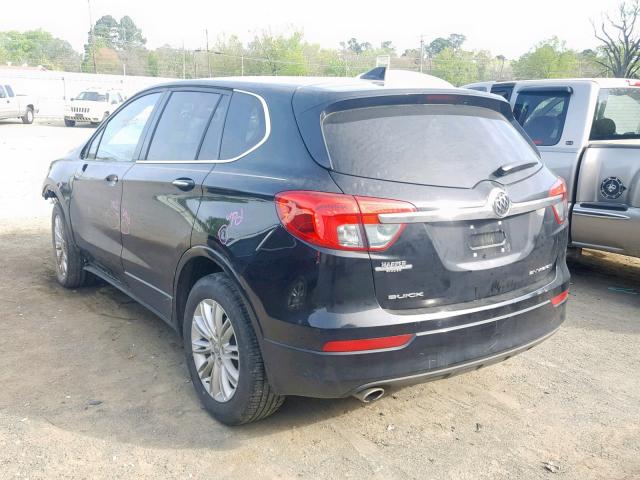 LRBFXASA1HD026059 - 2017 BUICK ENVISION P BLACK photo 3