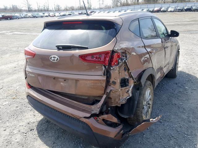 KM8J3CA48HU402900 - 2017 HYUNDAI TUCSON LIM BROWN photo 4