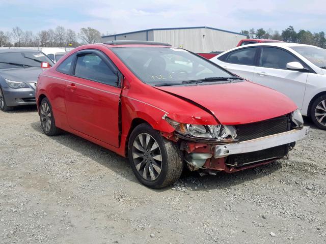 2HGFG11829H525197 - 2009 HONDA CIVIC EX RED photo 1