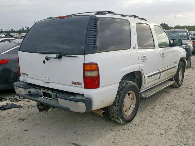 1GKEC13Z83R260535 - 2003 GMC YUKON WHITE photo 4