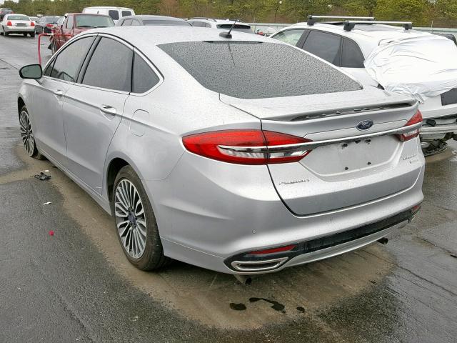 3FA6P0K90HR182043 - 2017 FORD FUSION TIT GRAY photo 3