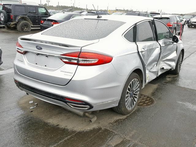 3FA6P0K90HR182043 - 2017 FORD FUSION TIT GRAY photo 4