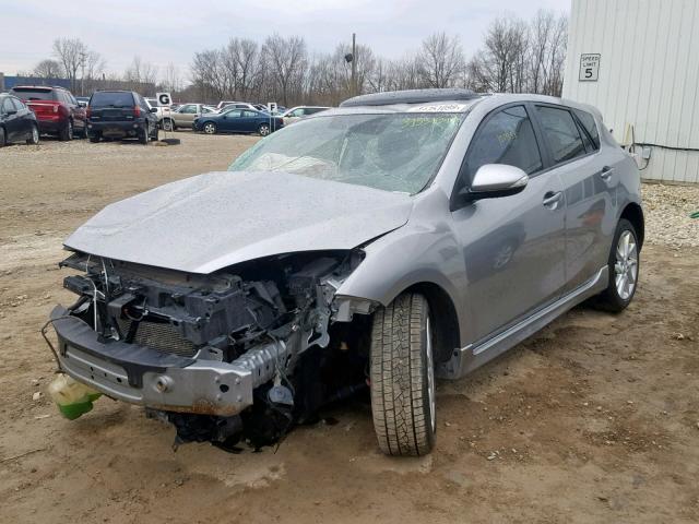 JM1BL1L55C1575268 - 2012 MAZDA 3 S SILVER photo 2