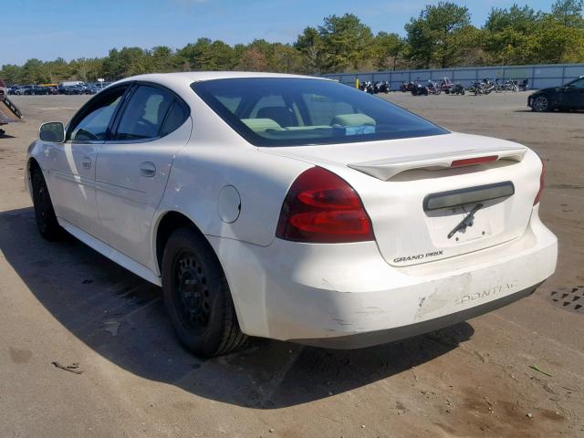 2G2WP552371132542 - 2007 PONTIAC GRAND PRIX WHITE photo 3