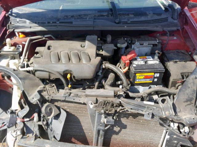 3N1AB6AP1BL646119 - 2011 NISSAN SENTRA 2.0 RED photo 7