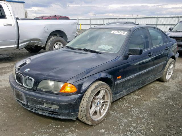 WBAAM3332XCD55275 - 1999 BMW 323 I AUTO BLACK photo 2