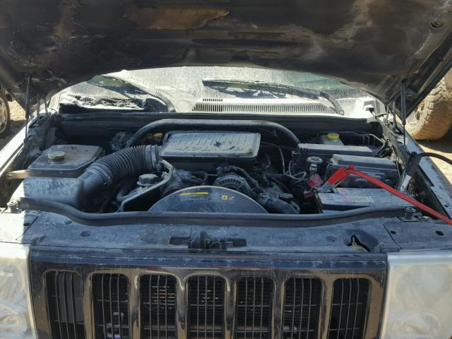 1J8HG48N86C231864 - 2006 JEEP COMMANDER BLACK photo 7