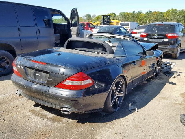 WDBSK71FX7F125611 - 2007 MERCEDES-BENZ SL 550 BLACK photo 4