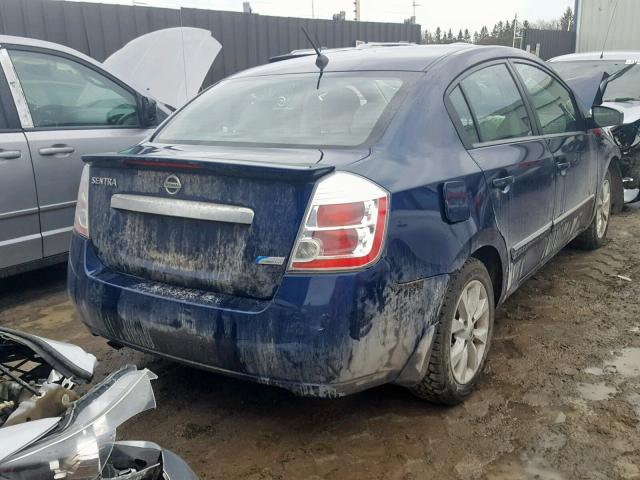 3N1AB6APXCL622936 - 2012 NISSAN SENTRA 2.0 BLUE photo 4