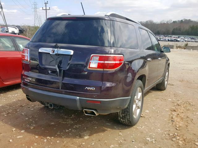 5GZEV33778J177926 - 2008 SATURN OUTLOOK XR შავი ფოტო 4