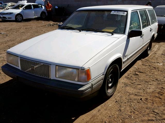 YV1FA8854L1295652 - 1990 VOLVO 740 BASE WHITE photo 2