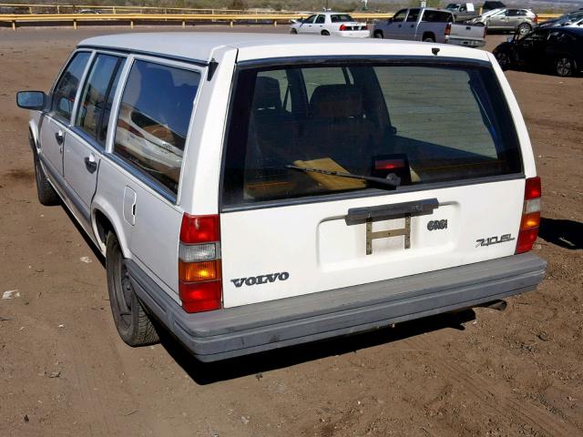 YV1FA8854L1295652 - 1990 VOLVO 740 BASE WHITE photo 3