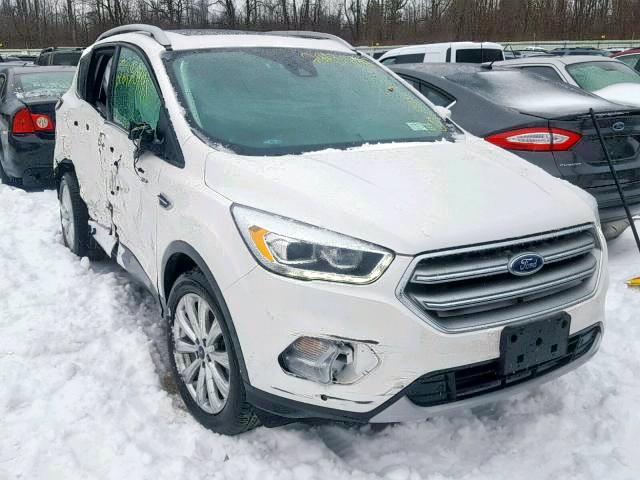 1FMCU9JD0HUD50381 - 2017 FORD ESCAPE TIT WHITE photo 1