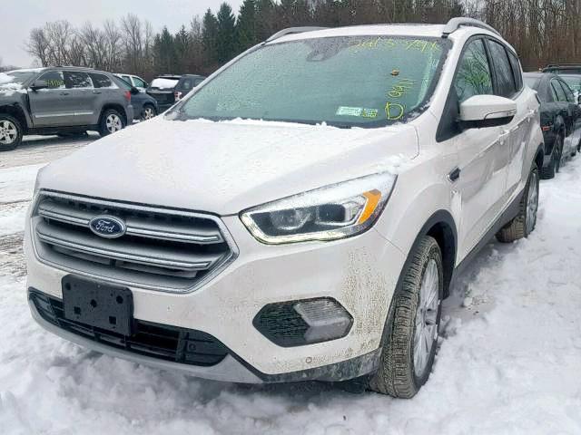 1FMCU9JD0HUD50381 - 2017 FORD ESCAPE TIT WHITE photo 2