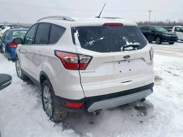 1FMCU9JD0HUD50381 - 2017 FORD ESCAPE TIT WHITE photo 3