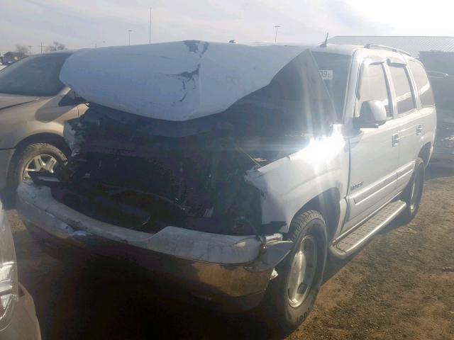 1GKEK13T65J157615 - 2005 GMC YUKON WHITE photo 2