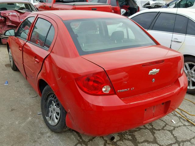 1G1AD5F53A7111040 - 2010 CHEVROLET COBALT 1LT RED photo 3