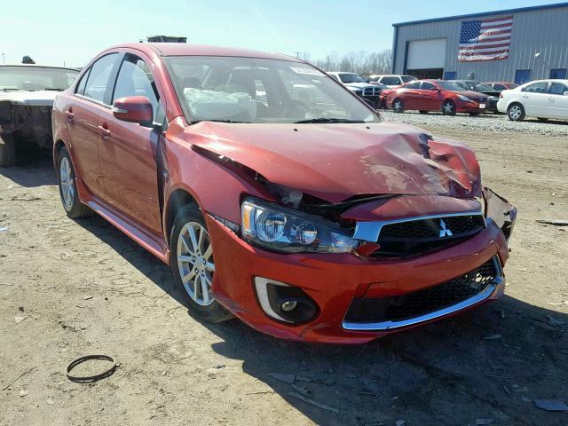 JA32U2FU1GU001405 - 2016 MITSUBISHI LANCER ES RED photo 1