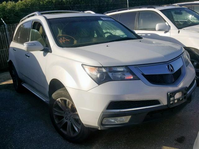 2HNYD2H81CH512728 - 2012 ACURA MDX ADVANC WHITE photo 1