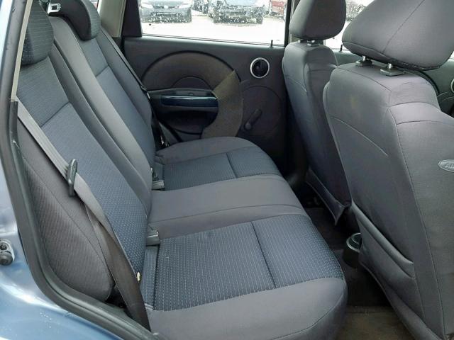 KL1TD66607B754182 - 2007 CHEVROLET AVEO BASE ლურჯი ფოტო 6