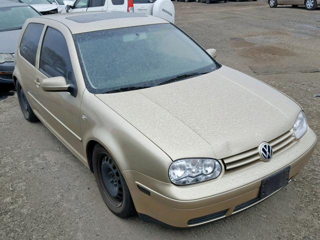 9BWDD61J914038990 - 2001 VOLKSWAGEN GTI GLS CREAM photo 1