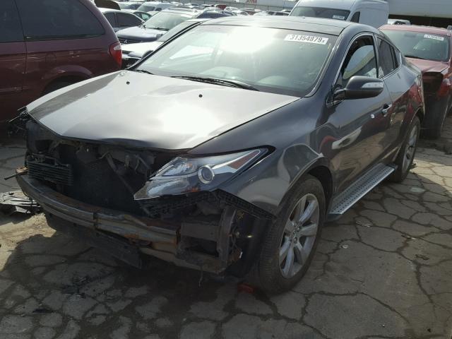 2HNYB1H47AH000093 - 2010 ACURA ZDX TECHNO GRAY photo 2