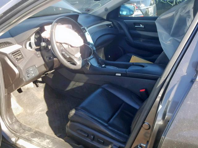 2HNYB1H47AH000093 - 2010 ACURA ZDX TECHNO GRAY photo 5