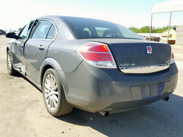 1G8ZX57799F222222 - 2009 SATURN AURA XR CHARCOAL photo 3