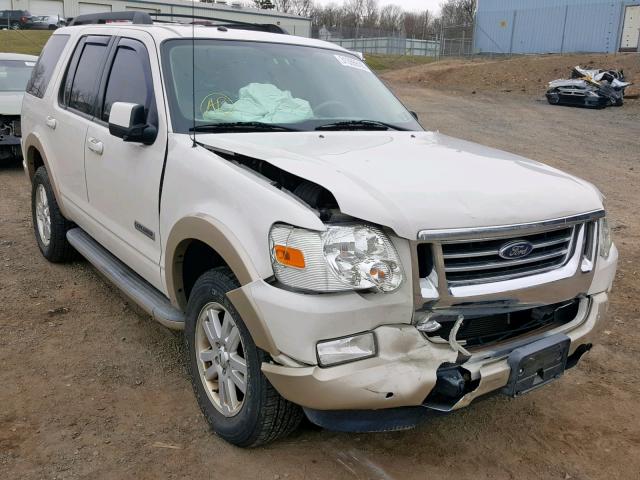 1FMEU74E98UB23031 - 2008 FORD EXPLORER E WHITE photo 1